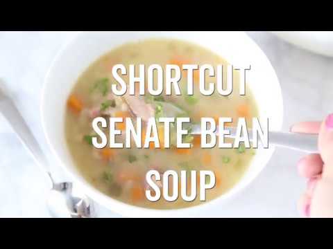 How to make: Shortcut Senate Bean and Ham Soup