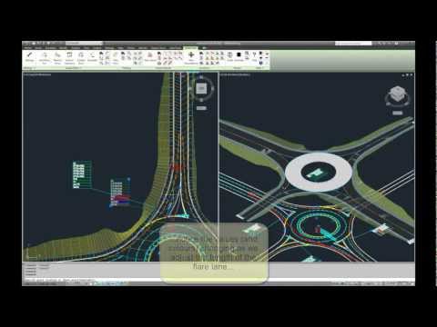 Simultaneous roundabout design and analysis with AutoTrack Junctions and ARCADY