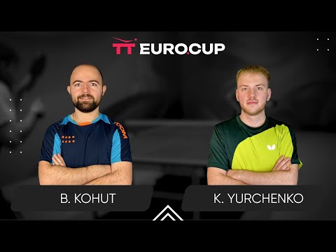 16:30 Bohdan Kohut - Kiril Yurchenko 14.01.2025 TT Euro.Cup Ukraine Elite. TABLE 3
