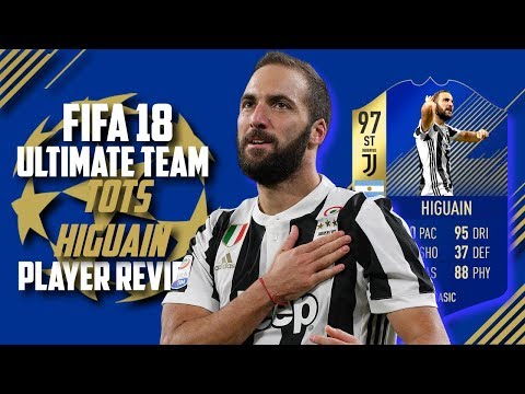 TOTS HIGUAIN PLAYER REVIEW FIFA 18 | 97 TOTS HIGUAIN REVIEW | FIFA 18 ULTIMATE TEAM