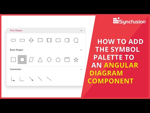 How to Add the Symbol Palette to an Angular Diagram Component