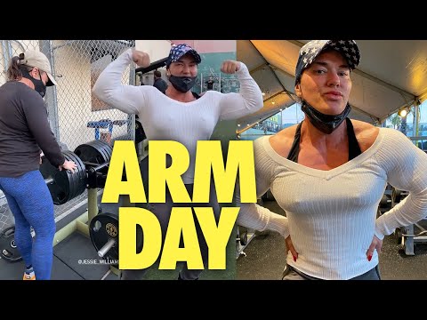 Monster Arm Day - IFBB Pro League FBB Helle Trevino