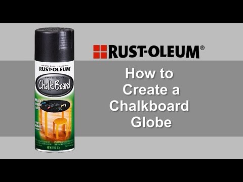 Thumbnail for How to Create a Chalkboard Globe using Rust-Oleum Chalkboard Spray Paint