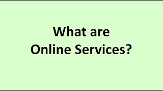 What are Online Services