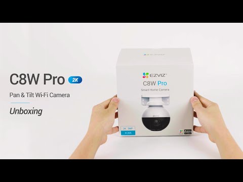 EZVIZ C8W Pro 2K Unboxing - Pan & Tilt Smart Wi-Fi Camera