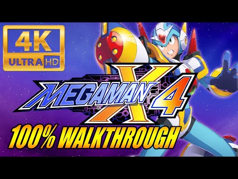 MEGA MAN X4 [X] (PS5) - 100% Full Gameplay Walkthrough (4K/60FPS)