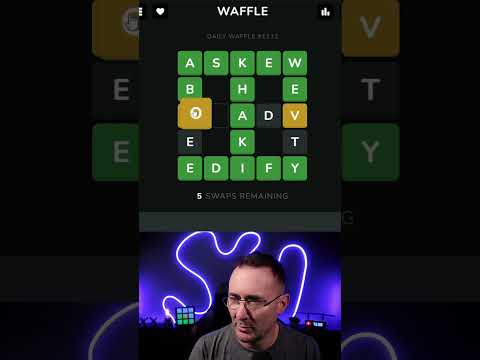 Can You Solve This Word Waffle Puzzle In Under 15 Moves?
