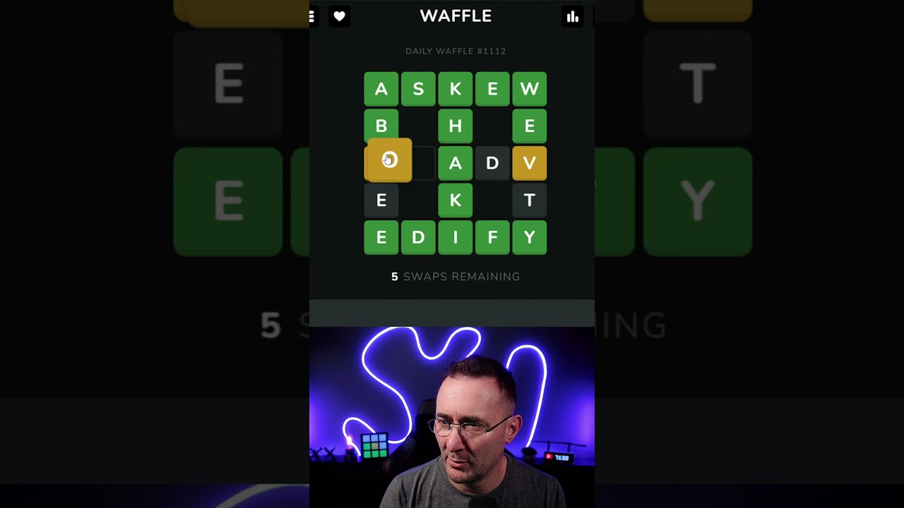 Can You Solve This Word Waffle Puzzle In Under 15 Moves?