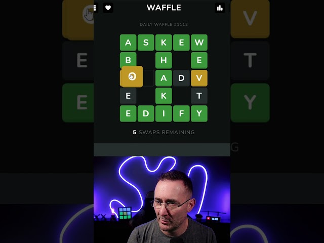 Can You Solve This Word Waffle Puzzle In Under 15 Moves?