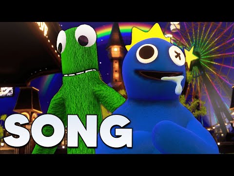 BLUE vs GREEN Rainbow Friends Song - "The Game" [Roblox Horror]