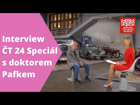 Interview ČT 24  Speciál v Národním technickém muzeu - Profesor Pavel Pafko