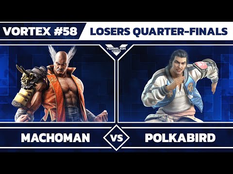 [Vortex #58] RiB | MachoMan vs IPP | PolkaBird - Losers Quarter-Final - Tekken 7