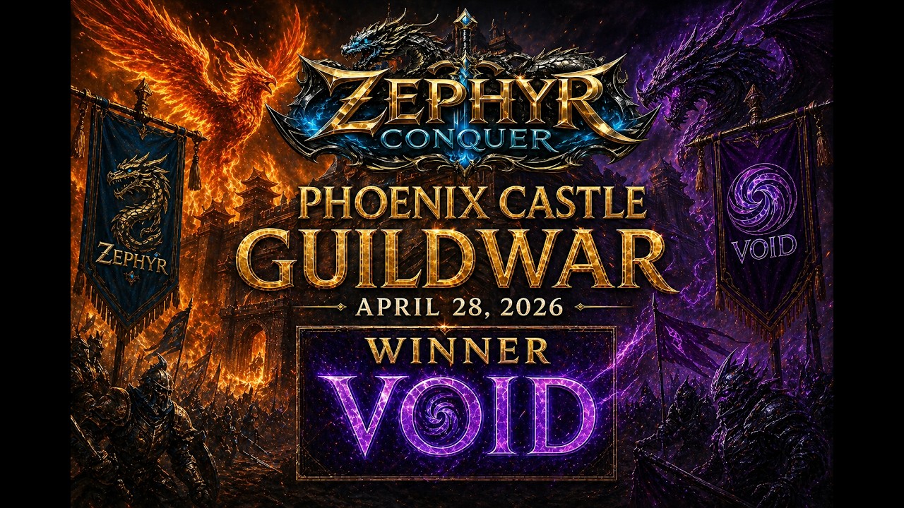 Zephyr Conquer Video - PhoenixCastle GuildWar 28/04/2026