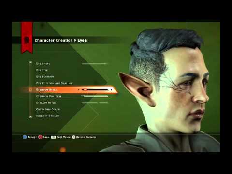Dragon Age: Inquisition - 2nd Character Creation Showcase Cos Da 1st One Was Too Ugly - 1 / 2