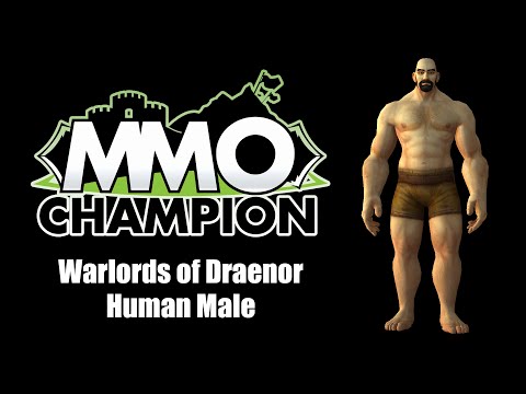 Warlords of Draenor - Human Male Character Model Preview