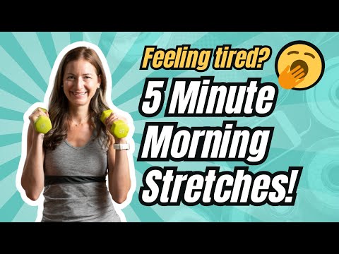Quick & Easy Stretches | 5 Minute Morning Standing Stretches | For Adults 50+ and Seniors