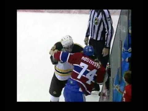 Hockey fight - LoVecchio vs Kostitsyn