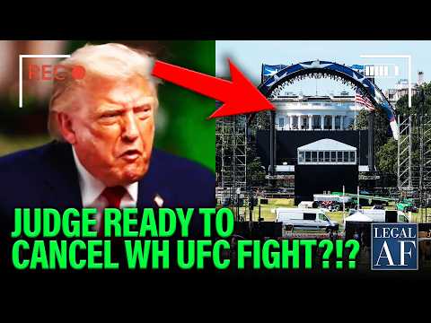 Trump LOSES IT on TV as COURT MAY BLOCK UFC WH FIGHT!?!