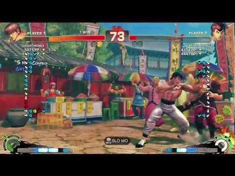 R (Guy) vs Glasses Boy (Fei Long) AE2012 Endless Matches *720p HD*