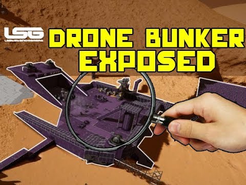 Colony Wars - DRF Drone Bunker Full Tour - Space Engineers