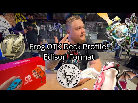 First Place Frog OTK Yu-Gi-Oh! Edison format Nintendo Switch winner!