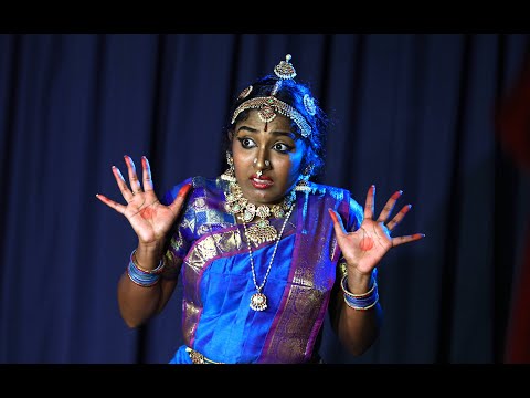 Soorpanaka admiring Sri Rama -"Devano! Manidhan  dhano? - Rama Nataka pandal by Bhairavi  Venkatesan