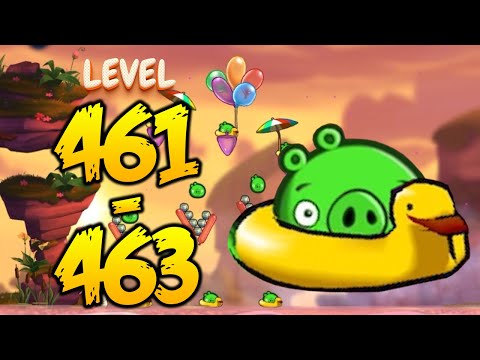 UNLOCK LEVEL 461-463 | ANGRY BIRDS 2 (HARD LEVEL) - MAP Cobalt Plateaus Pig Bay