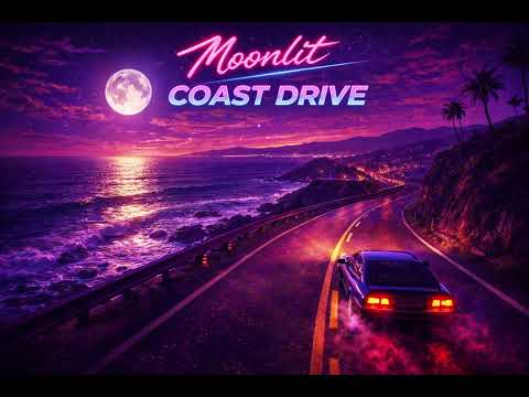 Moonlit Coast Drive 🌙 | Chill Synthwave Night Ride