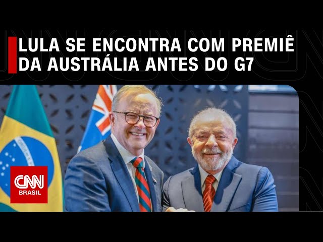 Lula se encontra com premiê da Austrália antes do G7 | CNN NOVO DIA