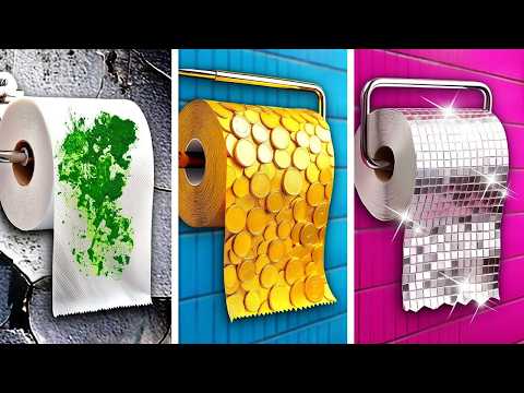 Astuces pour les toilettes riches VS pauvres à l'école ! *Situations drôles et familières*