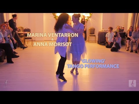 Marina Ventarron & Anna Morisot -- Tango Performance "Glowing" at the V qlub festival