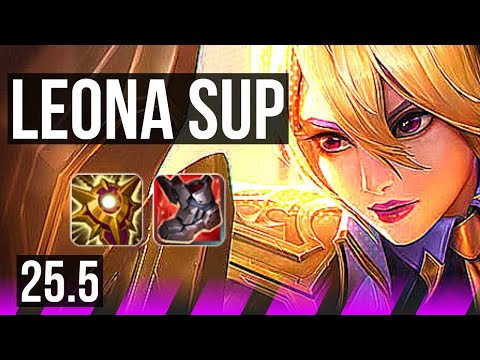 LEONA & Miss Fortune vs LULU & Draven (SUP) | KR Master | 25.5