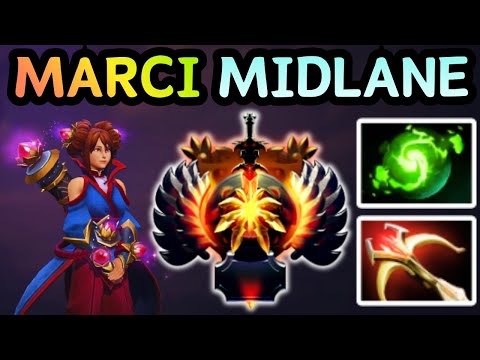 🔥 MARCI MID — ONE JUMP AND THE ENEMY DISAPPEARS | DOTA 2 GAMEPLAY 🔥