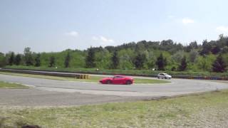 preview picture of video 'F430 scuderia in pista a Lombardore .MP4'