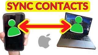 How to SYNC CONTACTS iPhone to Mac, MacBook Pro or MacAir