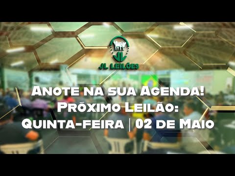 JL Leilões - Leilão de Gado - Quinta-Feira / 02 de Maio - Nova Esperança-PR