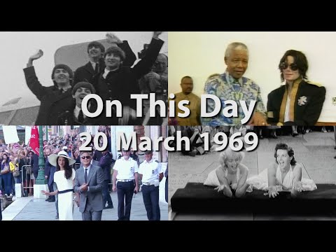 On the 20 March 1969, Beatle John Lennon married artist Yoko Ono. (March 20)