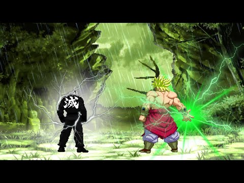 Shin Oni Vs Broly - Street Fighter X Dragon Ball - Inferno Boss Battle! [CVS3PotS/Infinite]