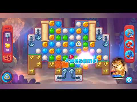 Fishdom 2022, no Boosters,  10142  level  -  прохождение без бустеров,  10142  уровень.