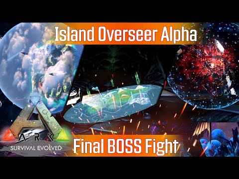 Ark: Ending | Island Overseer Alpha Final BOSS fight & Ascension cutscene (PvE OFFICIAL)