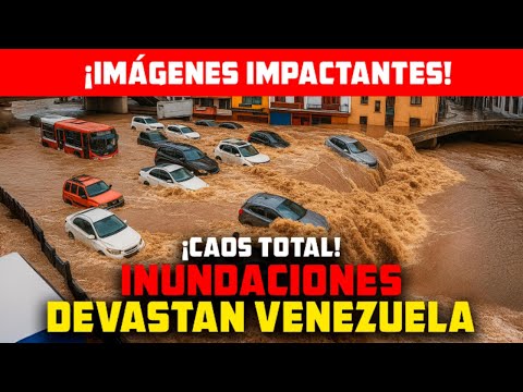 ¡DESASTRE EN VENEZUELA! inundaciones Devastan Carabobo, Sucre y Miranda