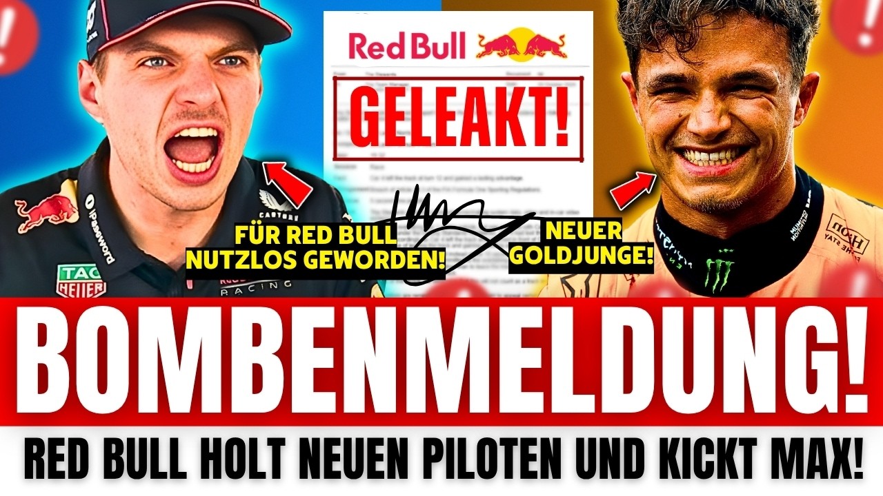 BOMBE: Max Verstappen ZERREISST VERTRAG bei Red Bull? | Leclerc VERLÄSST Ferrari SOFORT? | Mercedes