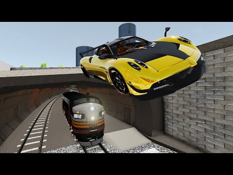 Crazy Slo-Mo Crashes #13 - BeamNG Drive
