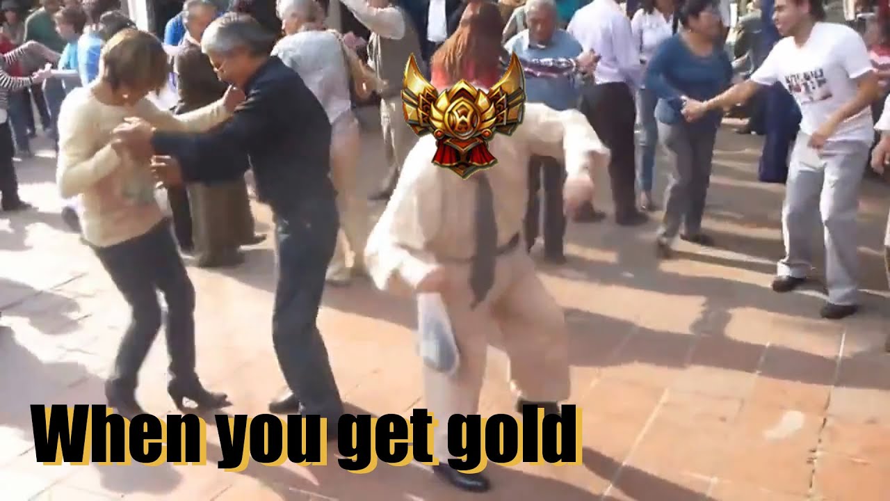 Liên Minh Huyền Thoại: cảm giác của bạn khi vừa kịp lên rank vàng :))