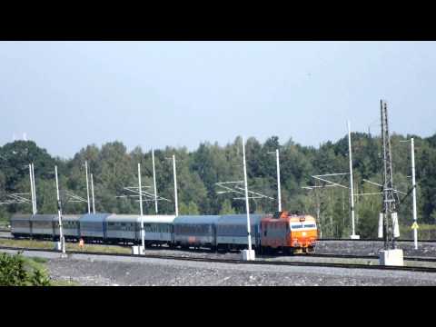 EX 143 Odra ČEZ projíždí měsíční krajinou v Karviné