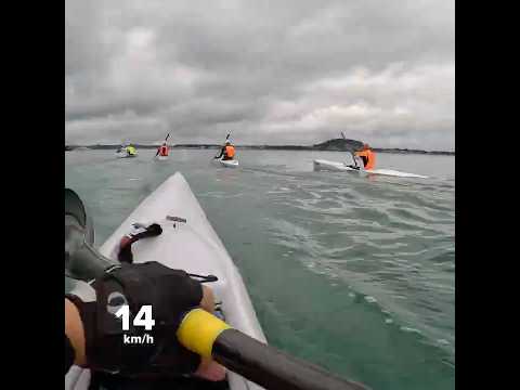 Race start at first Sunday Sundowner at Okahu Bay #surfski #paddlers #kayaking #newzealand