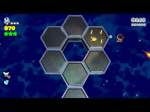 Super Mario 3D World [Switch] 9-6 100% Speedrun - Time: 201 (Tied WR)