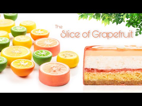 Enjoy a Refreshing Grapefruit Slice Pastry