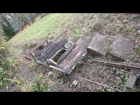 Privater Schrägaufzug Windisch 1960 Talfahrt - private inclined lift Switzerland