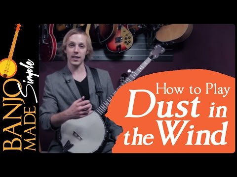How to Play Dust in the Wind  - Kansas Banjo Lesson